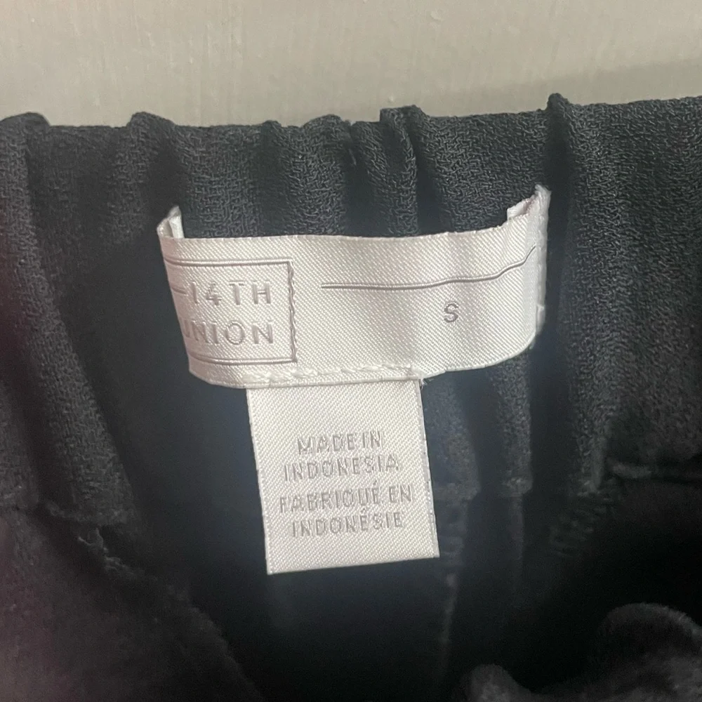 14th & Union Jogger Style Lightweight Relaxed Trousers in Black Sz S - Picture 5 of 11